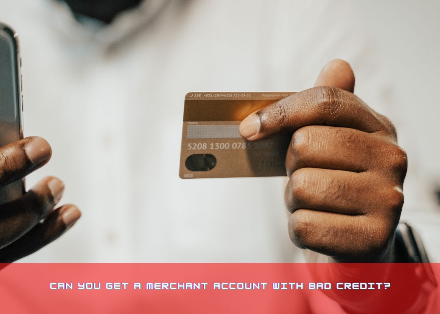 Can you get a merchant account with bad credit?