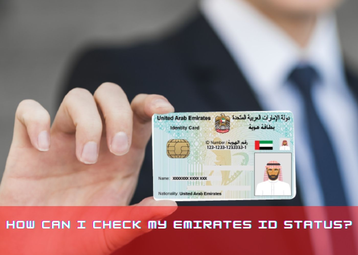 How can I check my Emirates ID status?