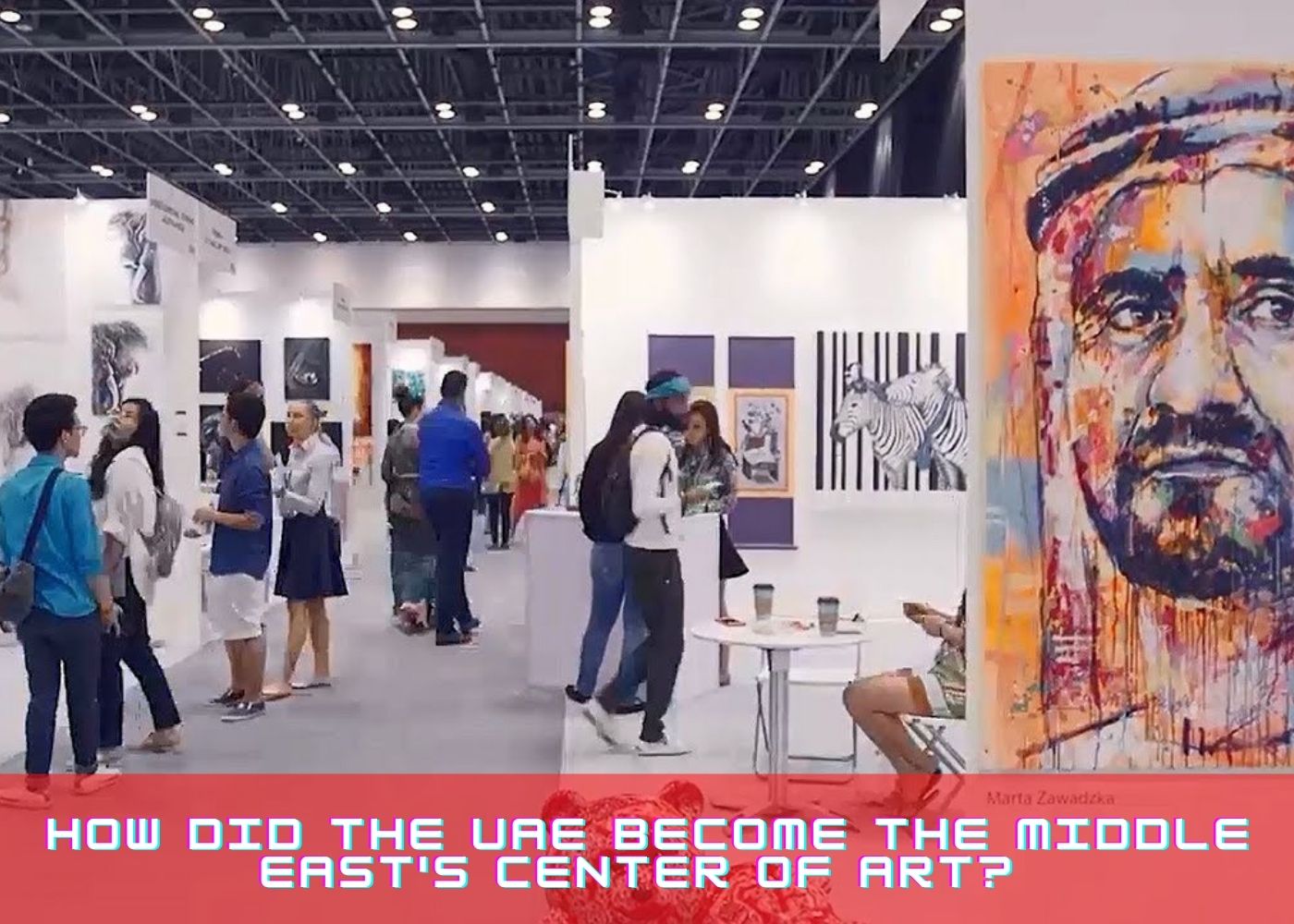 How did the UAE become the Middle East's Center of Art? 