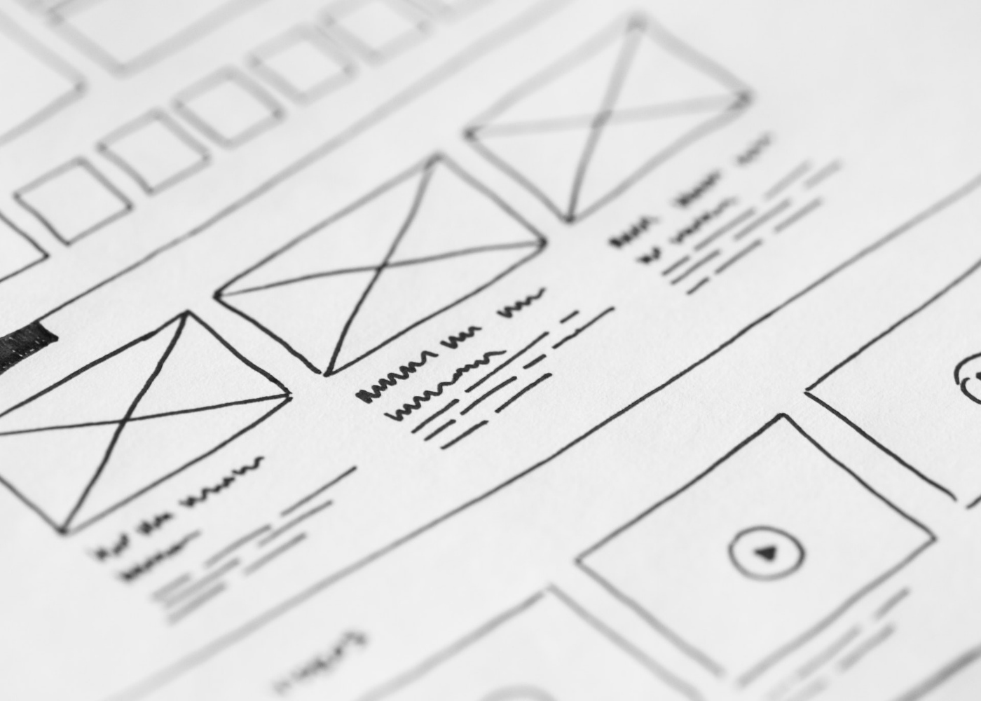 What is a wireframe in web design? 